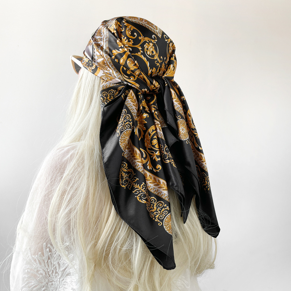 Seidenschal, quadratischer Sat – Silk Neck Scarf Bewertung und Preis