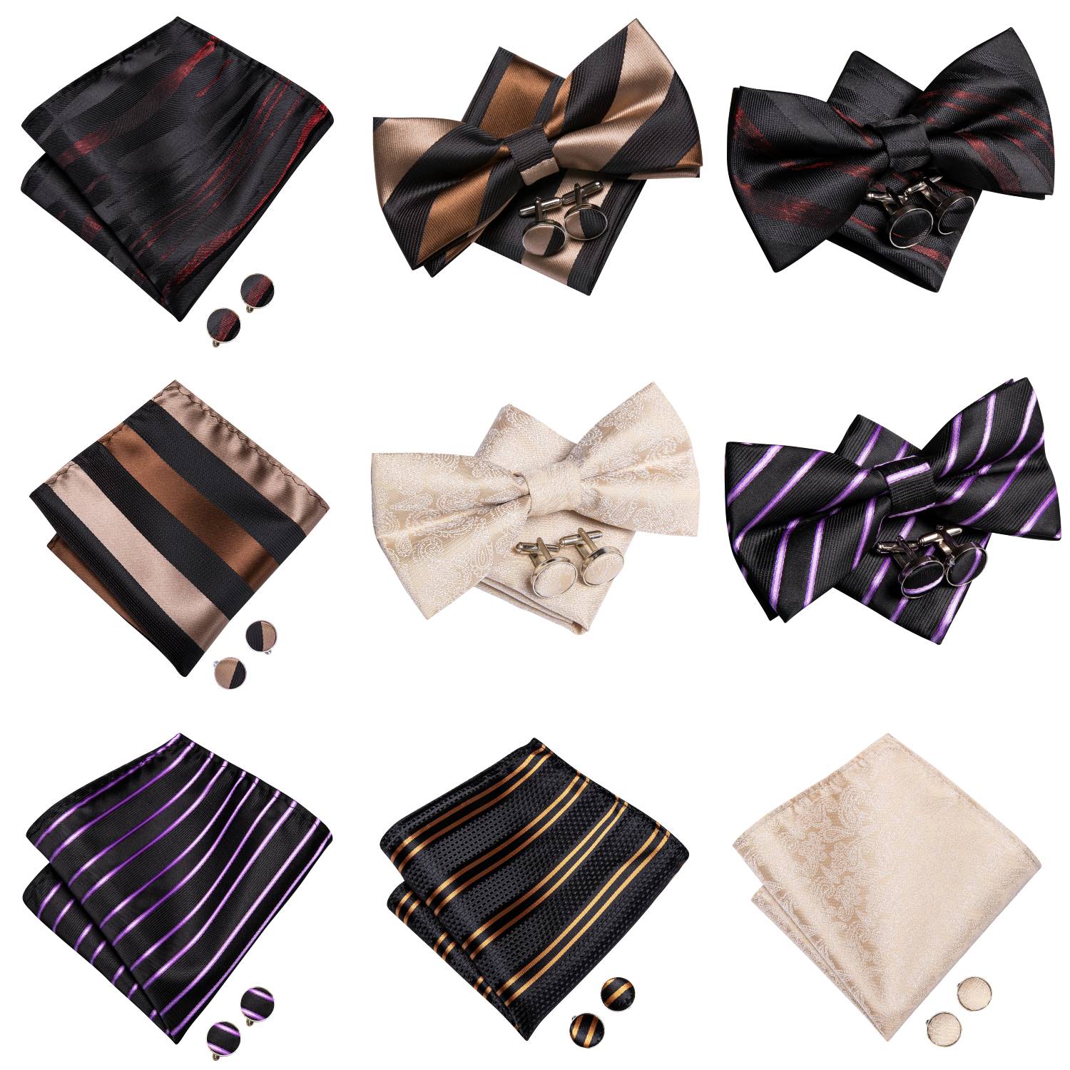 Herren-Fliege, Einstecktuch, M – Bow Tie Pre Tied Bewertung und Preis