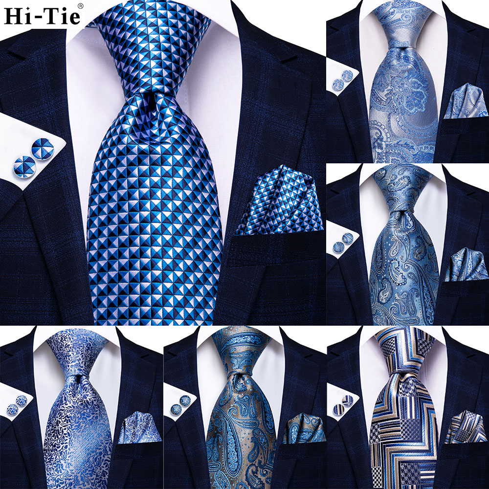 Hi-Tie Modedesigner hellblau k – Silk Tie Striped Bewertung und Preis