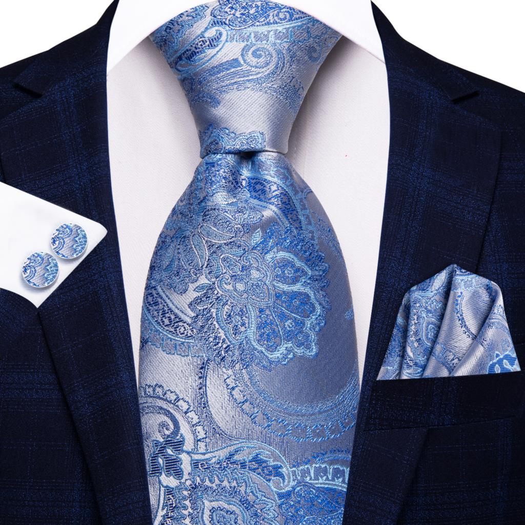 Hi-Tie Modedesigner hellblau k – Silk Tie Striped Bewertung und Preis