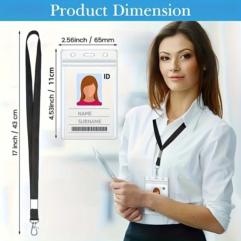 Transparenter, wasserdichter N – Lanyard Badge Holder Bewertung und Preis